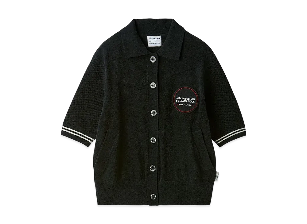 GELATO PIQUE x JOEL ROBUCHON Knit Shirt "Black"