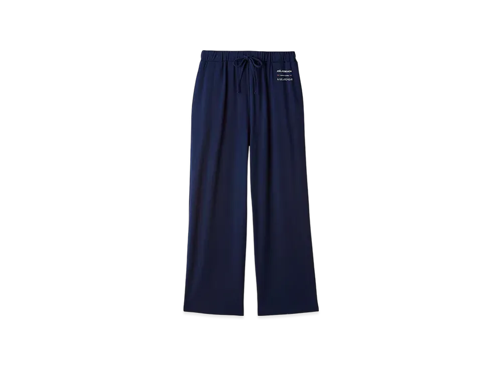 GELATO PIQUE x JOEL ROBUCHON Cool Touch Sensation One Point Long Pants "Navy"
