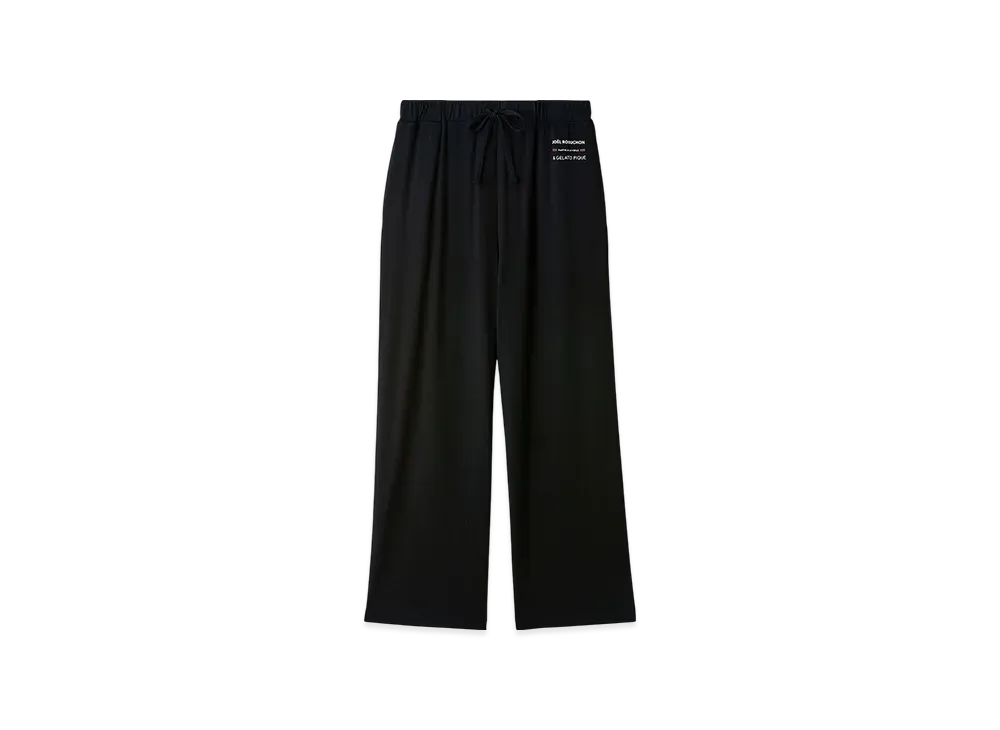 GELATO PIQUE x JOEL ROBUCHON Cool Touch Sensation One Point Long Pants "Black"
