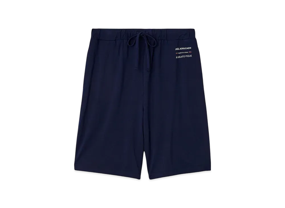 GELATO PIQUE x JOEL ROBUCHON Homme Cool Touch Sensation One Point Shorts "Navy"