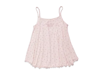 GELATO PIQUE Cool Touch Sensation Heart Pattern Camisole "Pink"