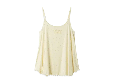 GELATO PIQUE Cool Touch Sensation Heart Pattern Camisole "Yellow"