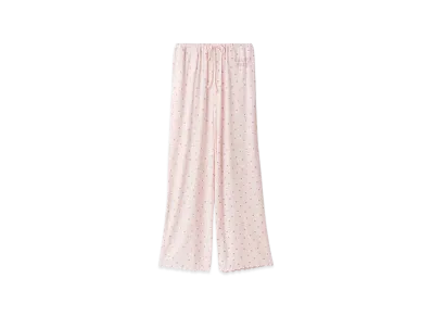 GELATO PIQUE Cool Touch Sensation Heart Pattern Long Pants "Pink"