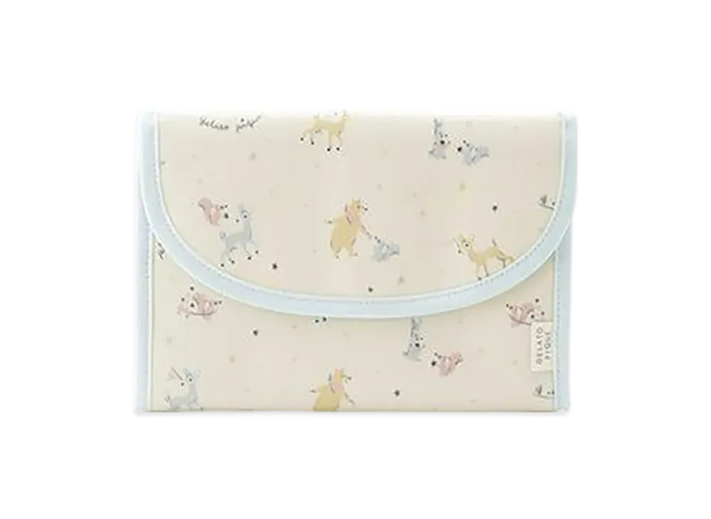 GELATO PIQUE All-Over Pattern Mother & Child Notebook Case S "Cream"