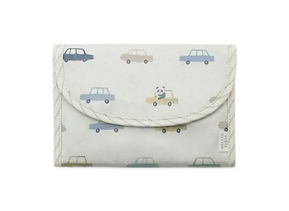 GELATO PIQUE All-Over Pattern Mother & Child Notebook Case S "Gray"