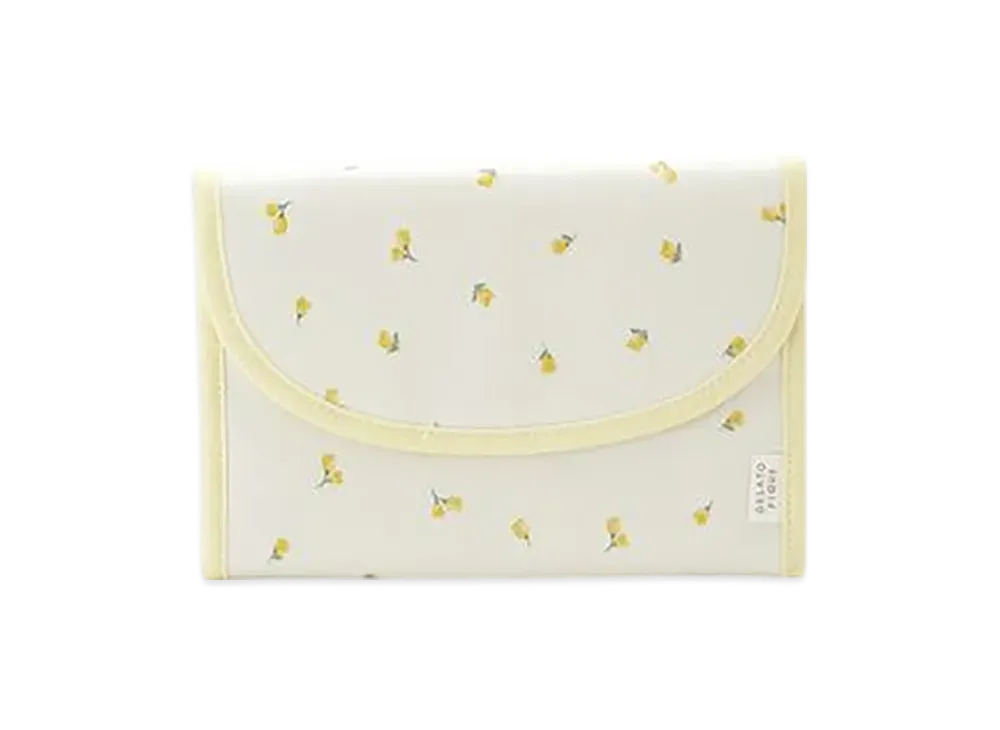 GELATO PIQUE All-Over Pattern Mother & Child Notebook Case S "Yellow"
