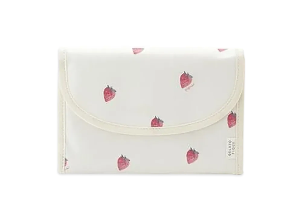 GELATO PIQUE All-Over Pattern Mother & Child Notebook Case S "Red"