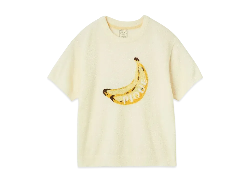 GELATO PIQUE Fruit Jacquard Pullover "Yellow"