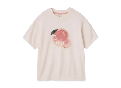 GELATO PIQUE Fruit Jacquard Pullover "Pink"