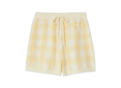 GELATO PIQUE Check Jacquard Shorts "Yellow"