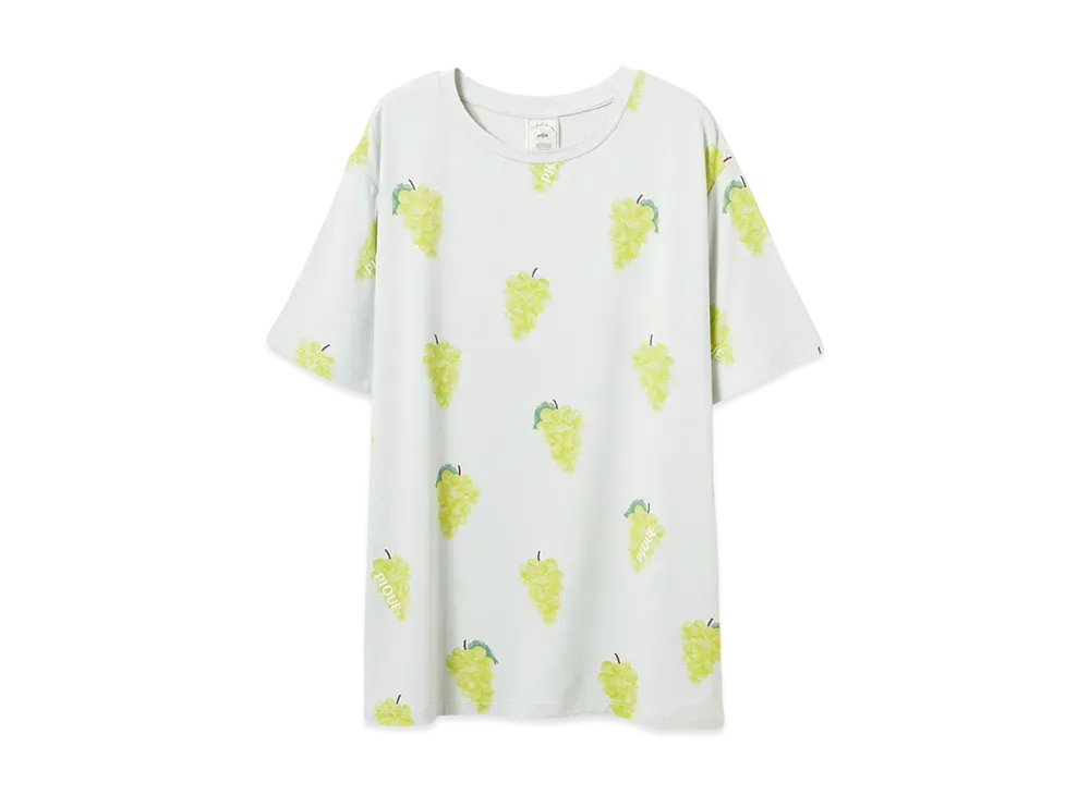 GELATO PIQUE Cool Touch Sensation Fruit Pattern T-Shirt "Mint"