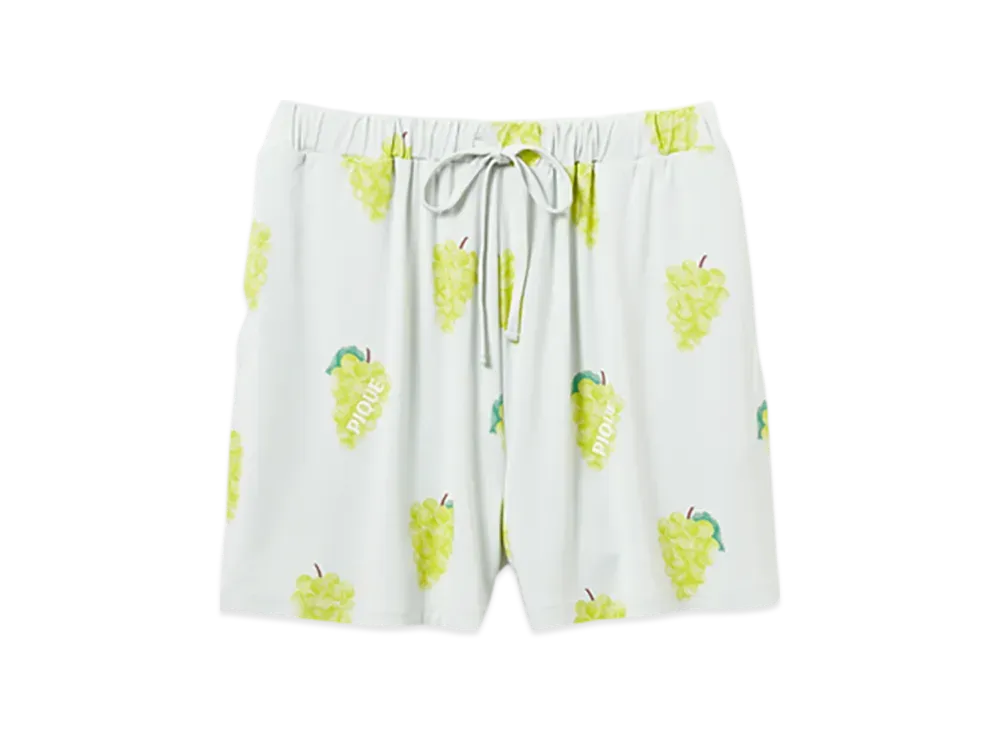 GELATO PIQUE Cool Touch Sensation Fruit Pattern Shorts "Mint"