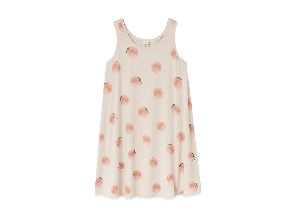 GELATO PIQUE Cool Touch Sensation Fruit Pattern Tank Dress "Pink"