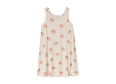 GELATO PIQUE Cool Touch Sensation Fruit Pattern Tank Dress "Pink"