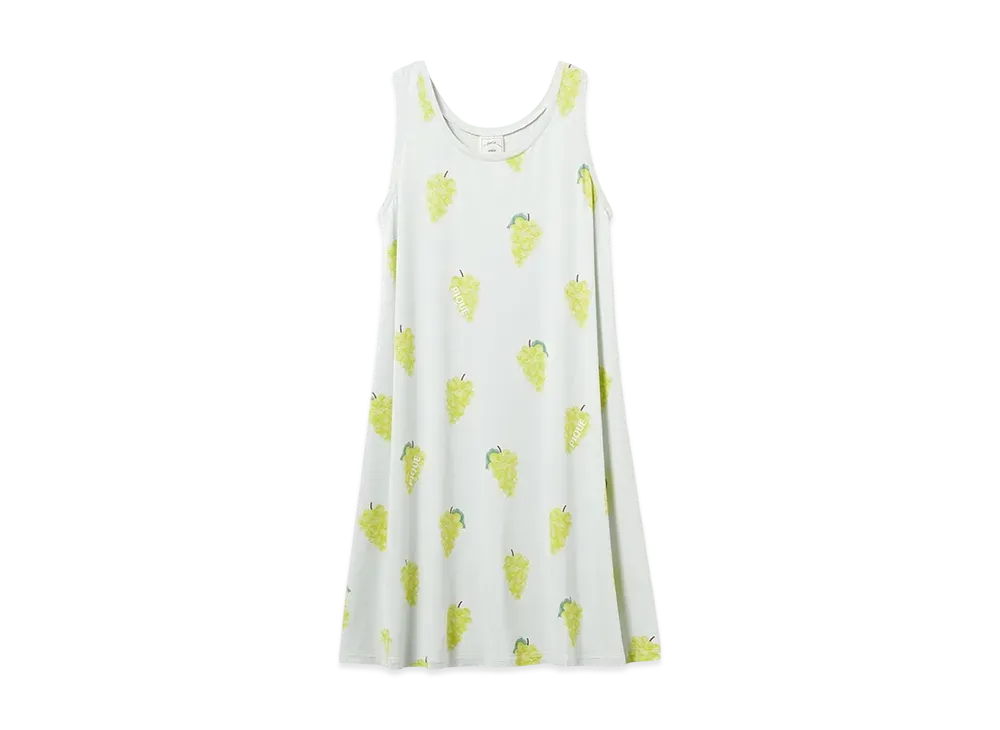 GELATO PIQUE Cool Touch Sensation Fruit Pattern Tank Dress "Mint"