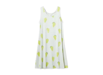 GELATO PIQUE Cool Touch Sensation Fruit Pattern Tank Dress "Mint"