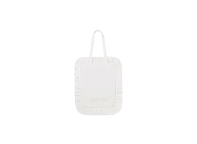 GELATO PIQUE Striped Frill Tote Bag "Off White"