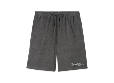 GELATO PIQUE Homme Pile Logo Embroidered Shorts "Dark Gray"