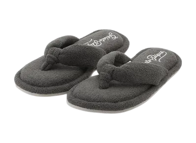 GELATO PIQUE Homme Cool Touch Sensation Pile Room Sandals "Dark Gray"