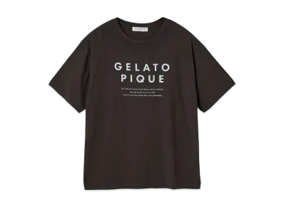 GELATO PIQUE Homme Cool Touch Sensation Cool Rayon Logo T-Shirt "Charcoal Gray"