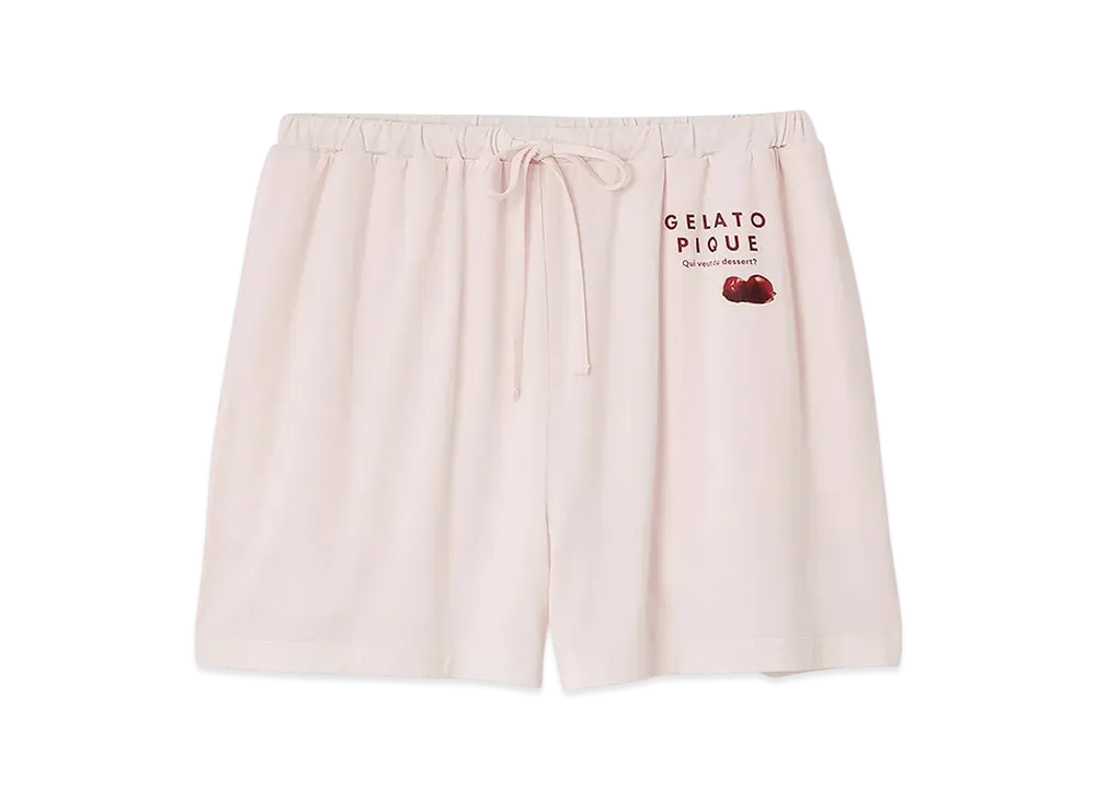 GELATO PIQUE Cool Rayon Dessert Logo Shorts "Charcoal Gray"