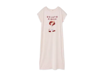 GELATO PIQUE Cool Touch Sensation Cool Rayon Dessert Logo Dress "Pink"