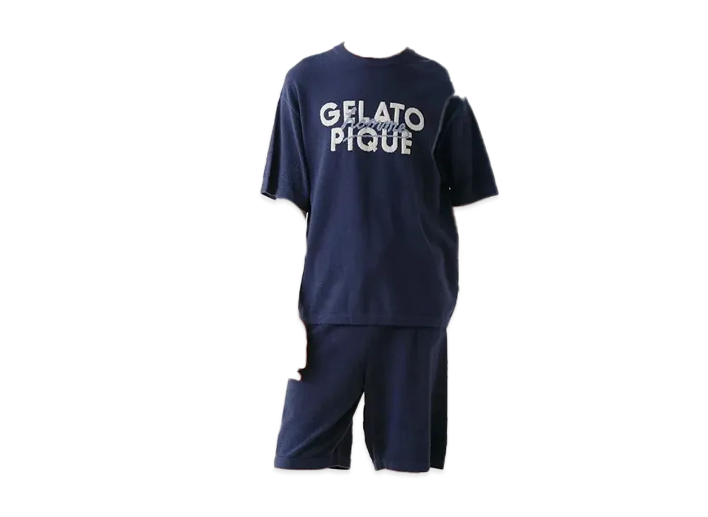 GELATO PIQUE Homme Smoothie Little Logo Setup "Navy"