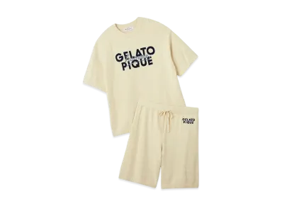 GELATO PIQUE Homme Smoothie Little Logo Setup "Cream"