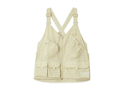 GELATO PIQUE Homme Multi Check Vest "Beige"