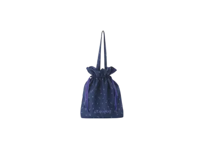 GELATO PIQUE Patterned Drawstring Bag "Navy"