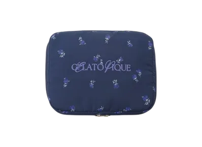 GELATO PIQUE Pattern Multi Pouch "Navy"