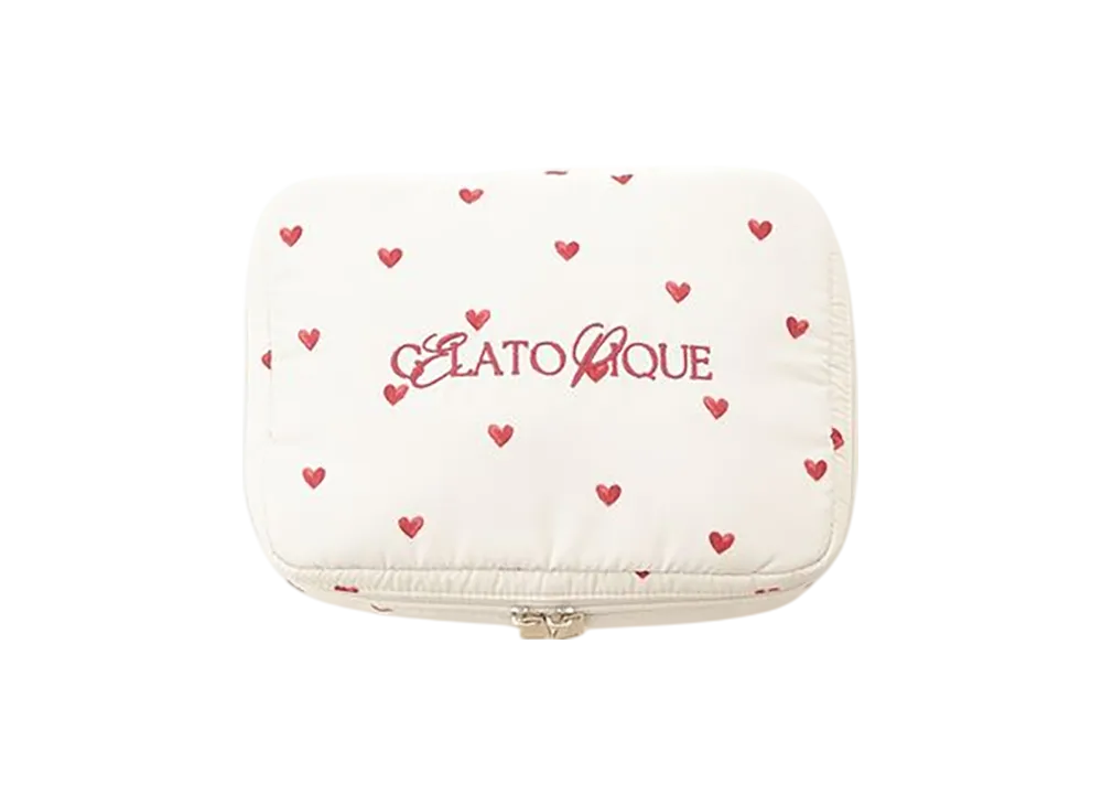 GELATO PIQUE Pattern Multi Pouch "Red"