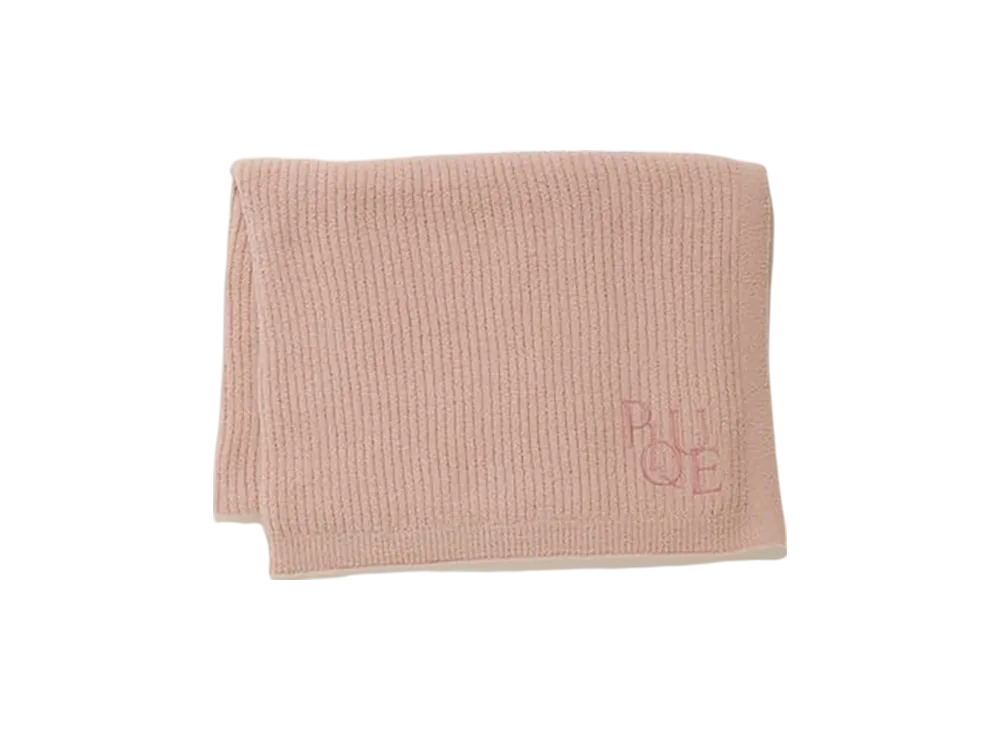 GELATO PIQUE Ribbed Blanket "Coral"