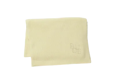 GELATO PIQUE Ribbed Blanket "Yellow"