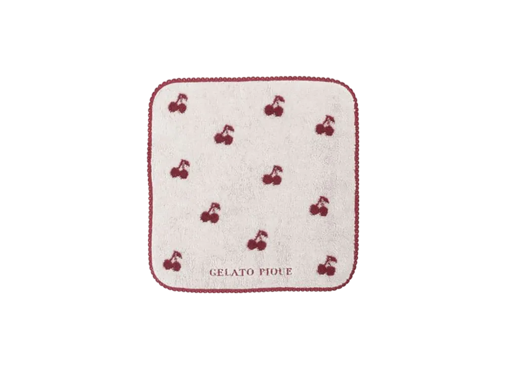 GELATO PIQUE Cherry Hand Towel "Red"