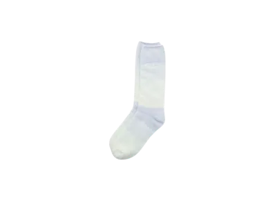 GELATO PIQUE Smoothie Block Border Socks "Blue"