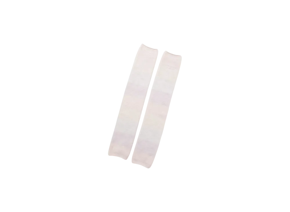 GELATO PIQUE Smoothie Block Border Leg Warmers "Pastel"