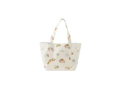 GELATO PIQUE Donut Bear Pattern Mom Bag "Cream"