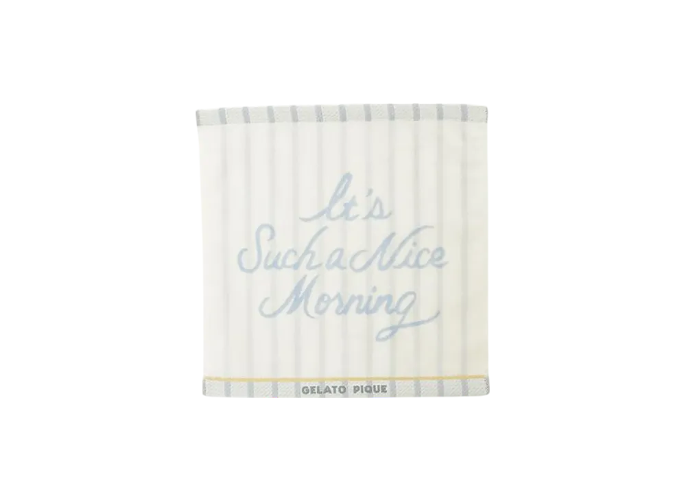 GELATO PIQUE Morning Pattern Hand Towel "Blue"