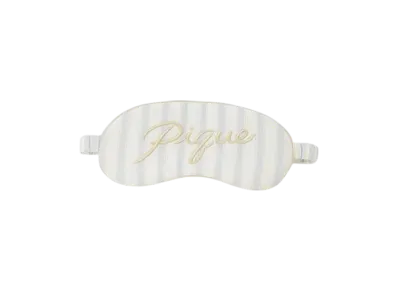 GELATO PIQUE Stripe Pattern Eye Mask "Blue"