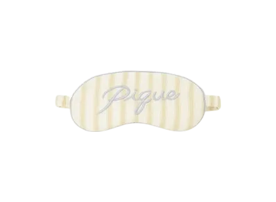 GELATO PIQUE Stripe Pattern Eye Mask "Yellow"