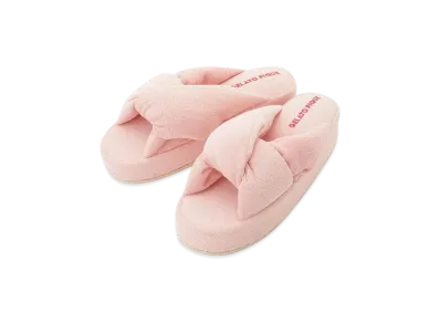 GELATO PIQUE Colorful Pile Room Shoes "Pink"