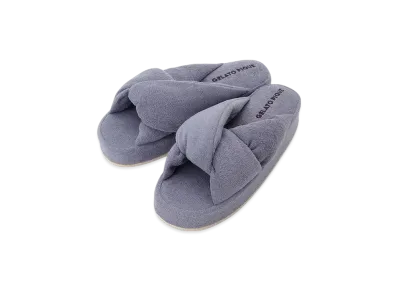 GELATO PIQUE Colorful Pile Room Shoes "Navy"