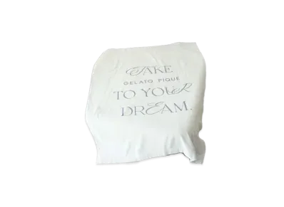 GELATO PIQUE Sleep Logo Design Imabari Towel Blanket "Off White"