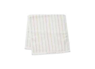 GELATO PIQUE Colorful Stripes Face Towel "Off White"