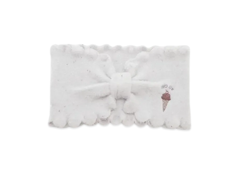 GELATO PIQUE Ice One Point Embroidery Hairband "Lavender"