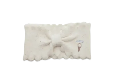 GELATO PIQUE Ice One Point Embroidery Hairband "Off White"