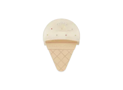 GELATO PIQUE Jeweled Hair Clip "Off White"