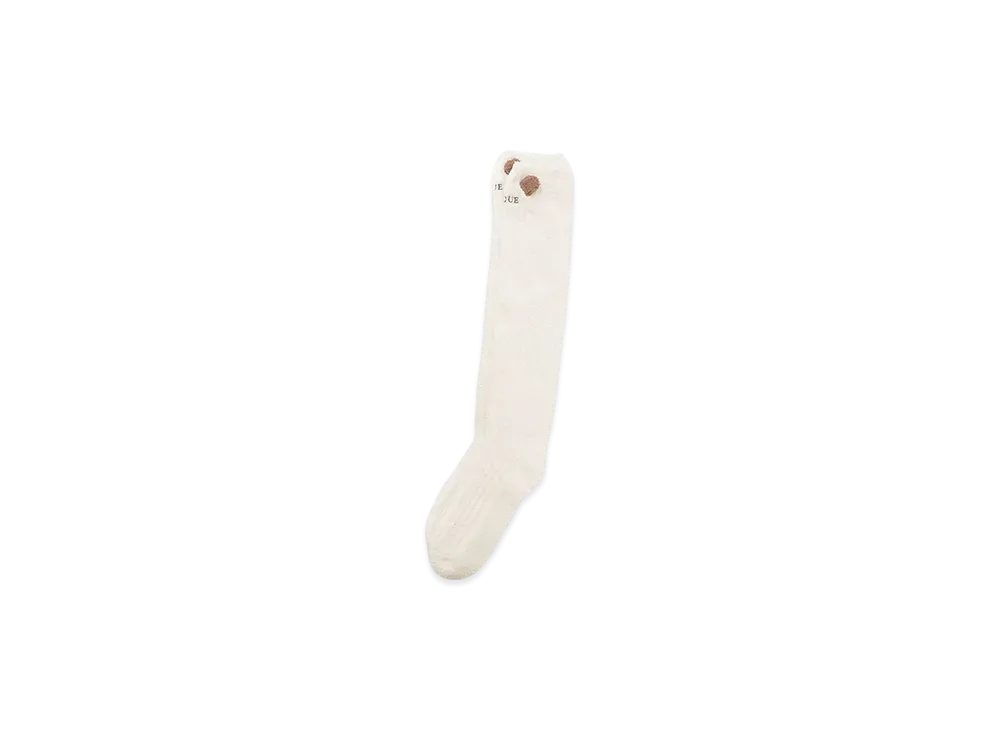 GELATO PIQUE Panda Long Socks "Off White"