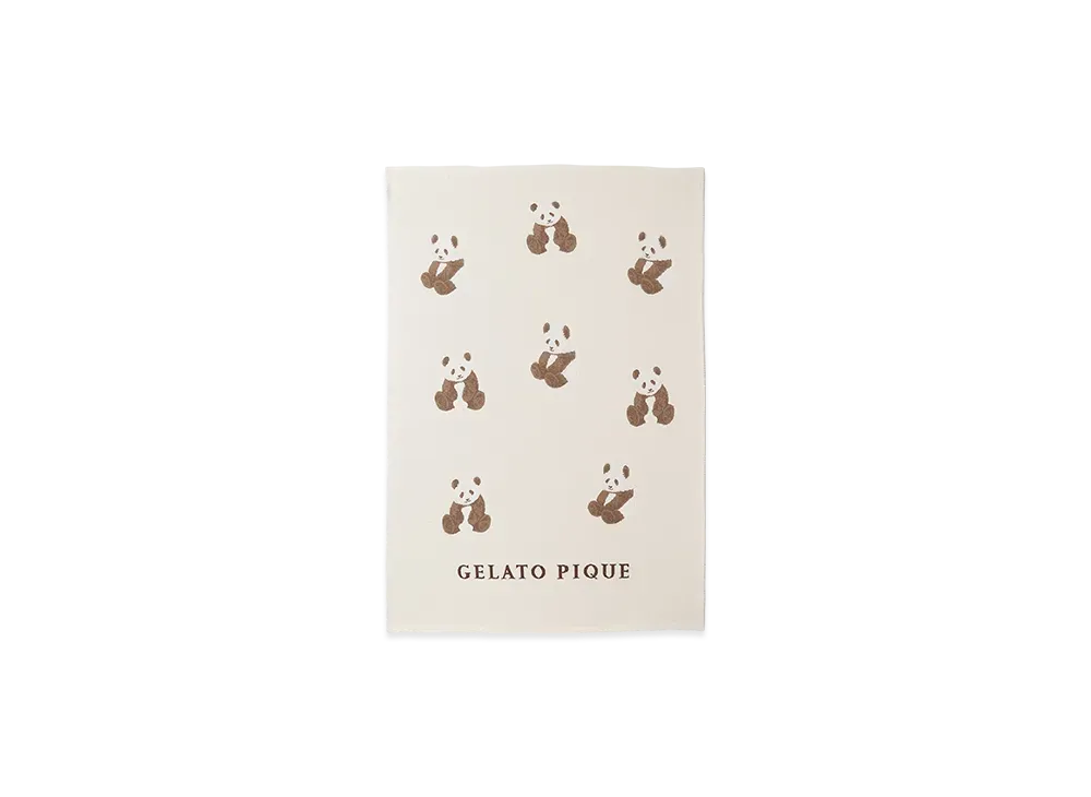 GELATO PIQUE Sleep Panda Jacquard Multi Cover "Off White"